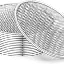 12 Pack Sprouting Lids, 316 Stainless Steel Screen Lid for 86mm Wide Mouth Mason Jar, Alfalfa, Broccoli Mesh Lids