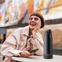 3 x yoelike Grid Silicone Boot for Owala Water Bottle, Anti-Slip Protective Sleeve for FreeSip/Twist/Flip, Bottom Bumper Cover for Watter Bottle Accessories (32 Ounces, Diamond - black)