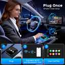 2026 Upgrade 3 in 1 Screen Mirror iOS Phone, Wired to Wireless CarPlay Adapter, 5.0GHz Bluetooth 5.4 Dongle for OEM Wired CarPlayNot for Netflix/Hulu