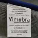 Yimobra Large Bath Mat 36"x24", Super Soft Quick Dry Memory Foam Bathroom Rug, Water Absorbent, Non Slip Backing Machine Washable for Tub Shower, Thick Comfort Support, Blue