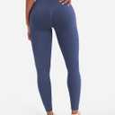 YEOREO Seamless Workout Leggings for Women Butt Lifting Hidden Scrunch Leggings High Waisted Gym Yoga Lilliean Impact Pants (Blue, L)