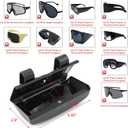 2 x Car Sunglass Holder,Magnetic Sunglass Holder for Car,Visor Sunglasses Holder Clip,Truck Automotive Visor Accessories