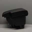 YJYWZH Double Layer Armrest Box for Mazda CX-3 2015-2018 Car Interior Storage Center Console with 3 USB Port Black (Black with Red Thread)