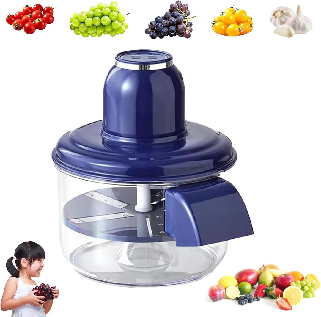 Automatic Vegetable Peeler, Electric Grape Peeling machine stainless steel, Rechargeable Home Kitchen Garlic Peeler Machine for Elderly, Easy to Use - Effortlessly Peels Vegetables and Fruit