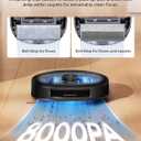 Eureka J20 Robot Vacuum Self Emptying, 8000Pa Suction, Auto Mop Washing & Hot Air Drying,3D Obstacle Avoidance, Cycling Belt-Mop Design