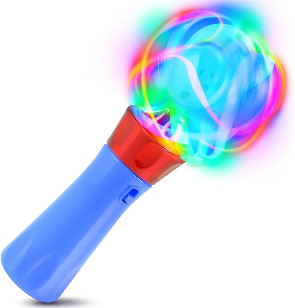 ArtCreativity Light Up Wand for Kids  LED Spinning Light Bright Toy with Flashing Lights  Fun Light Spinnning Toys, Sensory Toys for Kids with Autism  Batteries Included