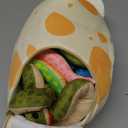 HyDren 12 Pieces Snake Stuffed Animal Snake Plush Toy and Egg Bag Set Cute Plush Snakes with Eggs Soft Realistic Stuffed Toy Gift for Graduation Birthday Halloween Boys Girls