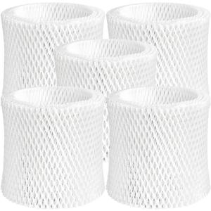 Roninby Humidifier Wicking Replacement Filter Compatible with Canopy Bedside and Nursery Humidifier, Wood Pulp & Paper Filter, 5 Pack (White)