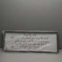 ZZJJHYWGQ Christian Wall Decor Numbers 6:24-26 Bible Verse Catholic Sign 32"12" for Living Room Religious Scripture Art Christ Jesus Family Large Wooden Framed Home Hanging (Black)