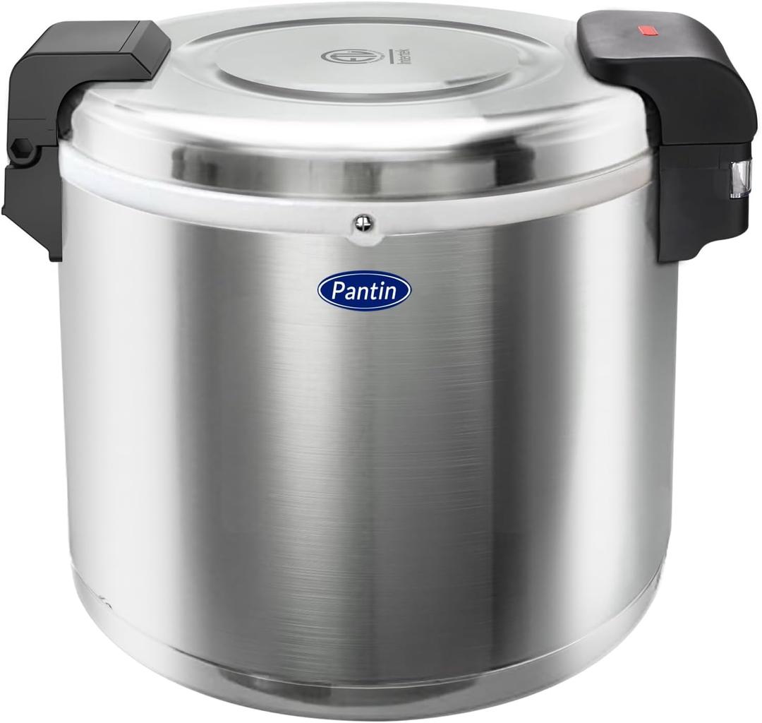 Pantin Commercial Electric Rice Warmer, Commercial Rice Warmer (Warm Function only, not a Rice Cooker) - (For Measurement Purpose: 50 Cup Raw/100 Cup Cooked) 120V, 95W, NSF, ETL Listed