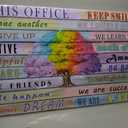 YYYYHPP YP2562 Inspirational Office Wall Art Mindset Quotes Canvas Prints Wall Art Poster Positive Quotes Wall Poster for Home Office Workplace Decor (48"L x 24"W)