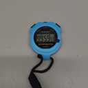Stopwatch Timer Only Stopwatch Mode, ON/Off Silent Large Display Simple Operation, Without Clock Date Countdown, Digital Stop Watch for Sports Kids Coaches, Blue
