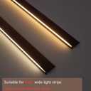 5 Pack LED Aluminum Channel Profile Under Cabinet Ultra Thin, 19.6inch