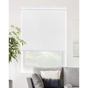 CHICOLOGY Roller Window Shades , Window Blinds , Window Shades for Home , Roller Shades , Window Treatments , Window Blinds Cordless , Door Blinds , Byssus White (Blackout), 36" W X 72" H