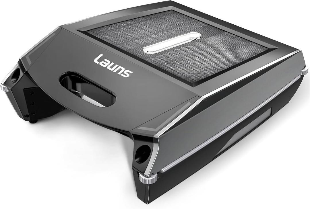 Solar Pool Skimmer Robot, Automatic Floating Cleaner with 8L Debris Basket,Fast Charging, Leaf Skimmer for Above Ground & Inground Pools