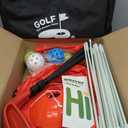 Ultimate 6 Holes Backyard Outdoor Golf Games with 2 Adjustable Clubs, Lawn Golf Game for Adults to Practice, Idea for Camping/Party/Beach