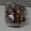 Christmas Ball Ornaments Brown Christmas Tree Decorations with Hang Rope - 36 Pcs Shatterproof Christmas Ornaments Set with 6 Styles in 3 Sizes (Small Medium Large)