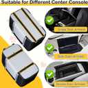 Dog Car Seats for Small Dogs, Center Console Dog Booster Portable Car Seat for Puppy, Doggy, Cats, Small Pets 0-15 lbs, with Safety Net
