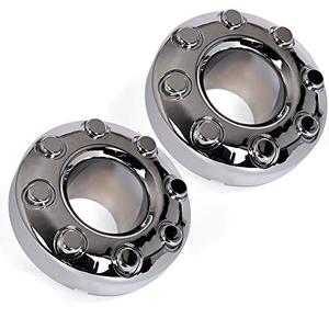 G-PLUS Dually Front 4X4 Open Chrome Wheel Center Hub Cap Compatible with 2005-2018 Ford F350 Replaces 5C3Z1130TA 4 pack