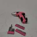 Hi-Spec Electric Screwdriver 27pc 3.6V Pink USB Small Power Screwdriver Set. Cordless & Rechargeable with Driver Bit Set