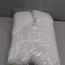 Thick Linen Semi Sheer Curtains 90 Inches Long for Living Room Bedroom Light Filtering Beige Off White Textured Burlap Pinch Pleated Curtains 90 Length Hooks Rings Back Tab for Sliding Door 2 Panels