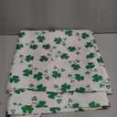 St. Patrick's Day Green Shamrocks Flannel Fleece Throw Blanket 60"x80" Luxury Soft Warm Blanket Lightweight Super Cozy Plush Blanket Throws for Couch Bed Sofa