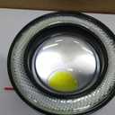 Round Fog Lights, 3" Car Angel Eye LED Fog Light, Universal Lighting Bulb for Cars, Super Bright Daytime Running Light (Ice Blue #2 PCS)