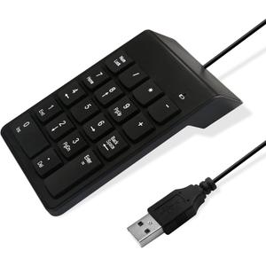 Numeric Keypad for Laptop, 10 Key USB Keypad, Portable Ultra Slim Mini Numpad External Numbers Keyboard Pad for Laptop PC Computer Desktop Surface Pro Notebook