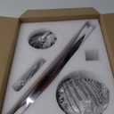 VONLUCE Ceiling Fans with Lights, 42 Inch Ceiling Fan and Remote, 6-Speeds Noiseless Reversible DC Motor, 3CCT, Wood Ceiling Fan for Farmhouse Bedroom Indoor Outdoor, Black