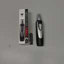 Ear and Nose Hair Trimmer Clipper - 2026 Professional Painless Eyebrow & Facial Hair Trimmer for Men Women,Battery-Operated Trimmer with IPX7 Waterproof,Dual Edge Blades for Easy Cleansing Black