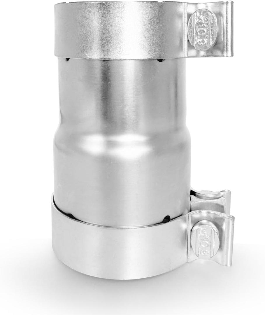 2.75 to 3 Inch Exhaust Adapter, 2.75" ID to 3" ID Exhaust Reducer Connector Pipe with Clamp