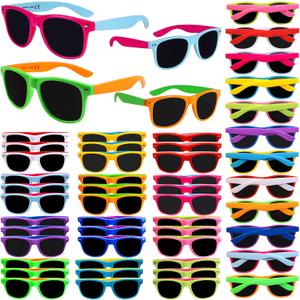 Neon Sunglasses Bulk,36 Pack 12 Colors Sunglasses with UV400 Protection for Adults and Teens, Party Favor for Pool Party, Beach Party, Goodie Bag Fillers, Birthday Party Supplies