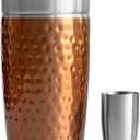 S'well Stainless Steel Shaker Set with Jigger, 18oz, Dipped Metallic, Triple Layered Vacuum Insulated Container Keeps Cocktails Colder for Longer, BPA Free Barware