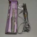 INFINITIPRO BY CONAIR Curl Secret Automatic Curling Iron - 3/4-inch Barrel - Hair Curler for All Hair Types and Lengths - Dual Voltage for Worldwide Travel (Gray With Gold Accents)