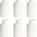 YANLING 6 Pack White Vase Small Ceramic Vases for Decor, White Vases for Flowers Boho Home Decor, Pampas Grass Dried Flowers Vases