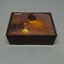 SupBri 12 Pack Flameless Tea Lights Candles Battery Operated, Crystal Led Tealight Candles,Votive Electric Fake Candles for Valentines Wedding Diwali Christmas Decorations
