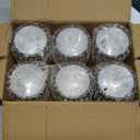 Kate Aspen Gold Votive Candle Holders - Vintage Ribbed Glass Candle Holder Set of 6 - Mercury Glass Tealight Holders for Christmas Table Decor, Holiday Centerpieces, Fall Thanksgiving Tablescape (One Size)