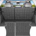 powoq Backrest Mat Compatible with 2020-2025 Subaru Outback Rear Seat Protector TPE All Season Protection Cargo Liner Replacement for 2020-2022 2023 2024 2025 Subaru Outback Accessories (Backrest Mat)
