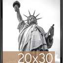 MCS Trendsetter 20x30 Poster Frame Black High-Gloss, Vertical & Horizontal Wall Hanging Large Picture Frame for Photos, Posters & Art Prints (1-Pack)