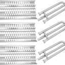 19" Grill Burner Heat Plates Shield for DCS Grills 30 BGB30-BQRN, 27 DBQR, 36, 48 BGB48-BQARL Dynamic Cooking Systems Radiant Tray Gas Grill Replacement Parts Briquette Tray