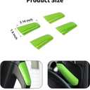 Voodonala for Jeep JL A&B Pillar Grab Handles Trim Cover for 2018-2023+ Jeep Wrangler Interior Accessories JL JLU Gladiator JT 4xe, ABS Green 8pcs