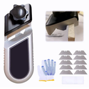 Drywall Chamfer Tool, Gypsum Board Chamferer, Plasterboard Fast Cutter, Plasterboard V Edger Chamfer, Hand Plane Gypsum Board Cutting Tool with 10 Blades for Woodworkers