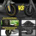 HAONAIMO E Scooter Tires,10 Inches x 2.5 Solid Tires,10 Inches Solid Replacement Wheels,60/70-6.5 Electric Scooter Solid Rubber Tires,Honeycomb Solid Tires for Ninebot Max G30/G30D/G30E/G30LP-Yellow