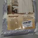 Seasonwood Grey Shower Curtain Modern Fabric Shower Curtains White Tassels Farmhouse Shower Curtains Striped Shower Curtain Waterproof 72x72 Inch