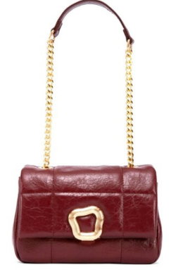  Women's Chain Strap Shoulder Bag - Elegant Underarm Purse, Wear-Resistant Soft Vegan Leather Handbag for Daily Wear (Burgundy-2)