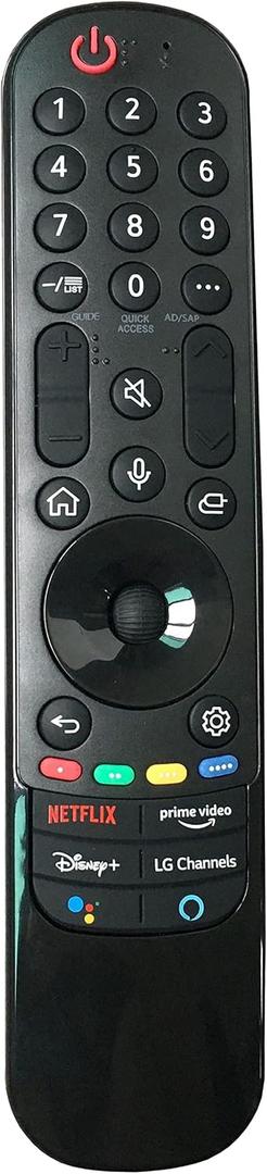 MR21GA Replacement IR Remote Control for 2021 LG UHD OLED QNED NanoCell 4K 8K Smart TV 43NANO75UPA 50NANO75UPA 50NANO77ZPA 50NANO80UPA 50NANO85APA 55NANO75UPA 55NANO77ZPA 55NANO80UPA 55NANO85APA