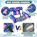 Inflatable Pool Lounge Chairs - Adjustable Floating Pool Chairs for Adults, Comfortable Water Hammock with Soft Fabric