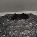 Women's Crew Neck Sequin Dress for Women Sexy V Neck Shirt Dress Sparkly Half Sleeve Loose Party Club Cocktail Dress
(Medium)