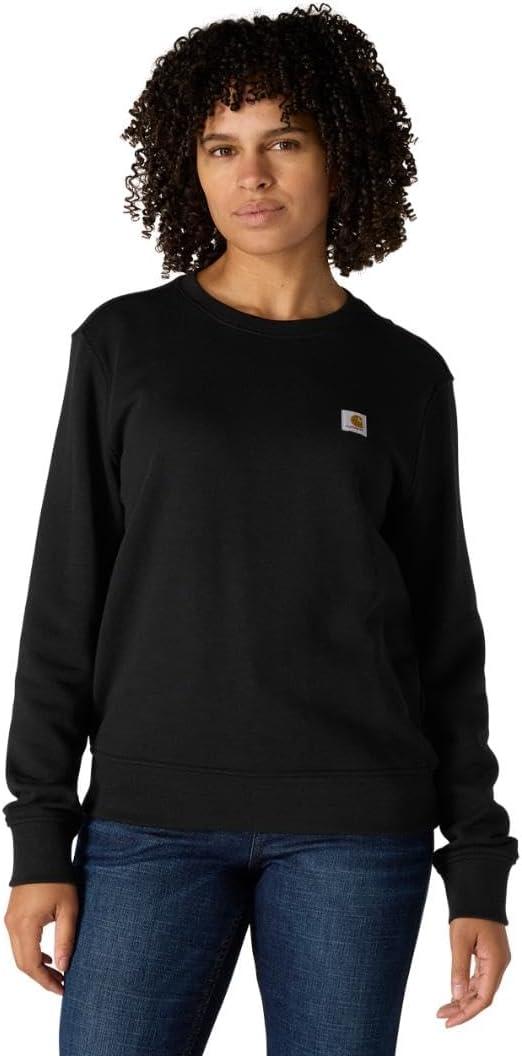 Carhartt Women's Relaxed Fit Midweight French Terry Crewneck Sweatshirt, L