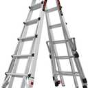 Little Giant Ladders, Epic, M26, 26 ft, Multi-Position Ladder, Aluminum, Type 1A, 300 lbs weight rating, (16826-818)